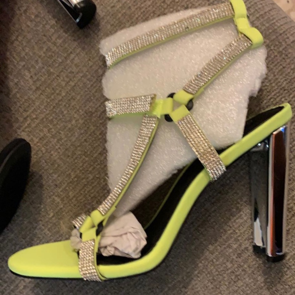 Neon Rhinestone heels - Picture 3 of 3